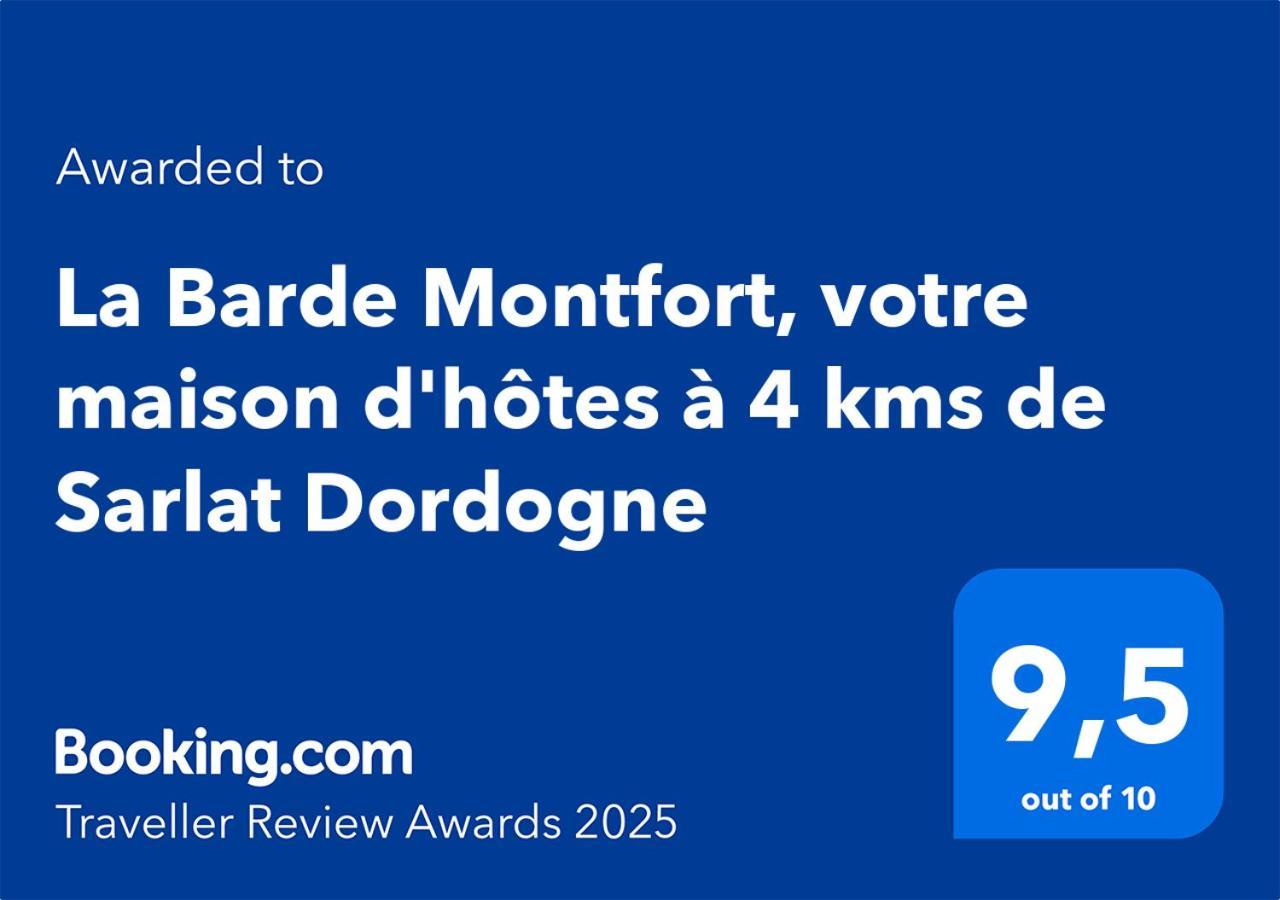 La Barde Montfort, Votre Maison D'Hotes A 4 Kms De Sarlat Dordogne Bed & Breakfast Vitrac  Eksteriør bilde