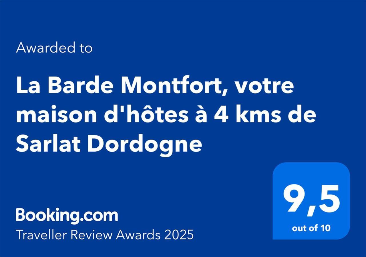 La Barde Montfort, Votre Maison D'Hotes A 4 Kms De Sarlat Dordogne Vitrac  Eksteriør bilde